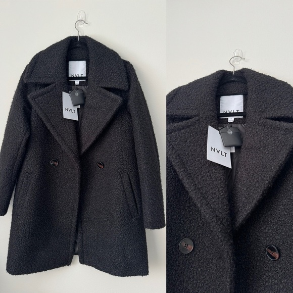 NVLT Jackets & Blazers - $260 NVLT Anthropologie Flat Bouclé Overcoat (new with tag)